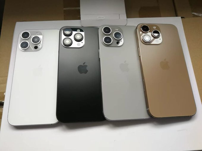 iPhone 16 Pro na cor bronze vaza em foto de possíveis protótipos