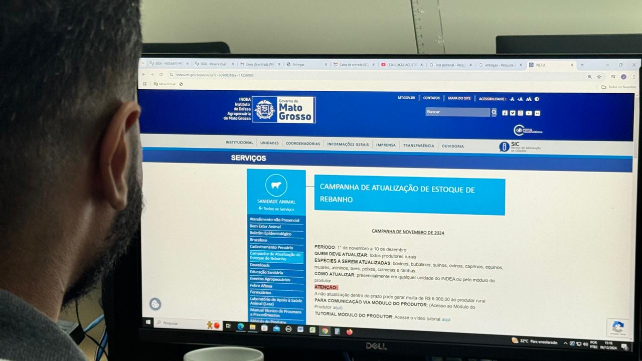 Campanha de atualização de estoque de rebanhos termina nesta terça-feira (10)