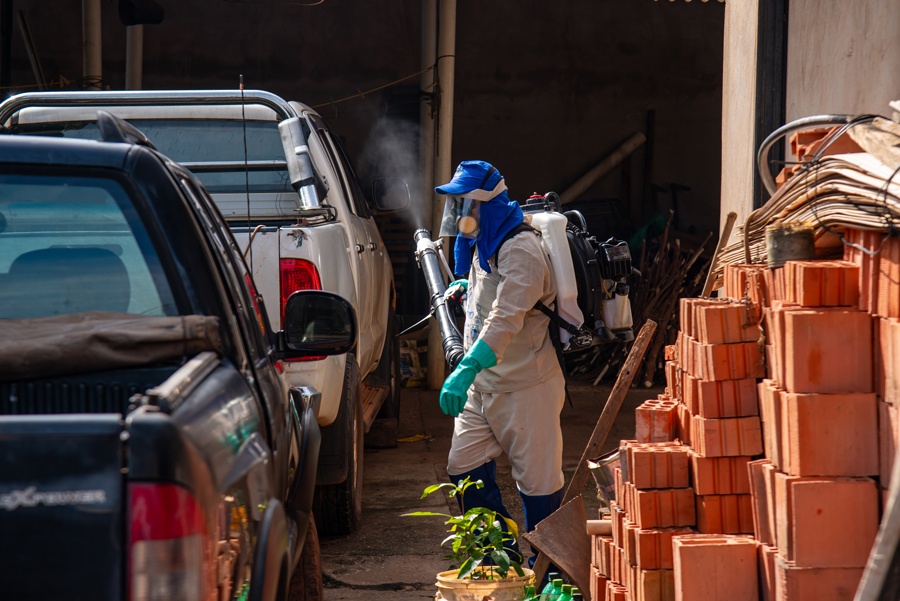 Agentes já reforçam combate químico contra o mosquito da dengue