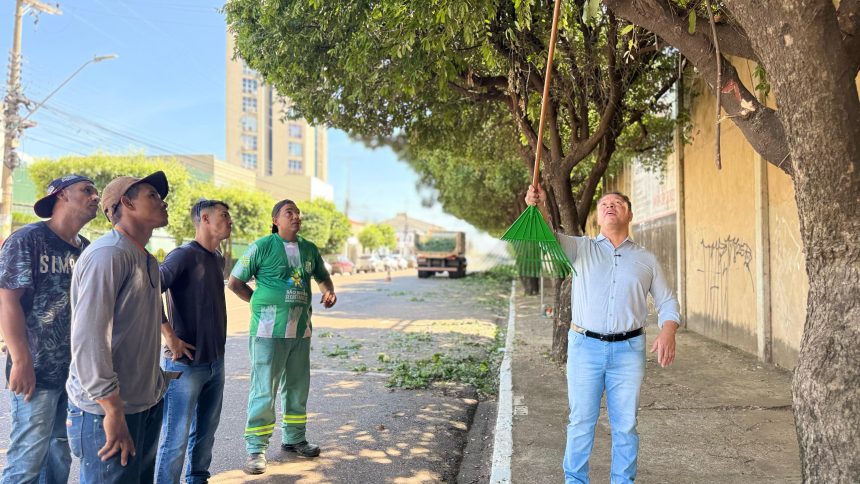 Rondonópolis ganha equipe especializada em poda de árvores com 30 profissionais nesta quarta 26/11.