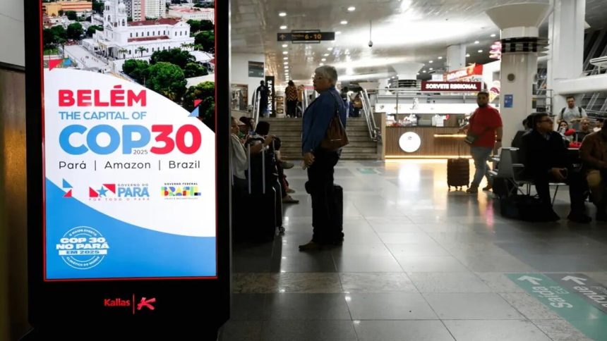 falta-de-agua-nos-banheiros-gera-caos-na-cop30-e-marca-o-primeiro-dia-do-evento