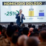 Governador Mauro Mendes e o secretário César Roveri apresentam, no Palácio Paiaguás, o balanço de um ano do programa Tolerância Zero em Mato Grosso, com dados de redução da criminalidade