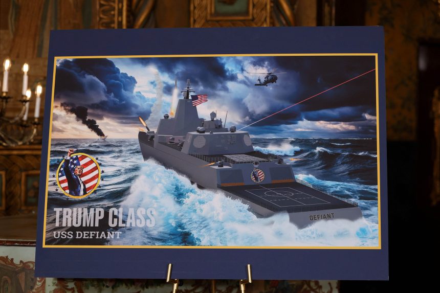 trump-anuncia-nova-classe-de-navio-de-guerra-batizada-em-sua-homenagem-nos-eua