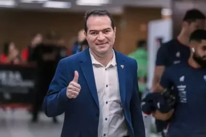 Marcelo Paz, novo executivo de futebol do Corinthians, em sua apresentação oficial no CT Joaquim Grava.