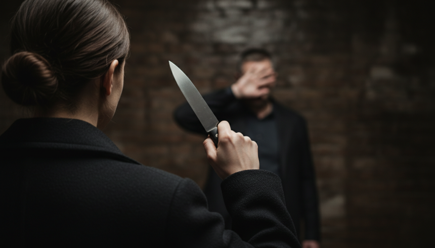 Imagem ilustrativa de uma faca, referente à tentativa de homicídio a faca registrada em Itiquira.