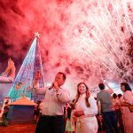 iluminação colorida da árvore de Natal gigante led em Rondonópolis