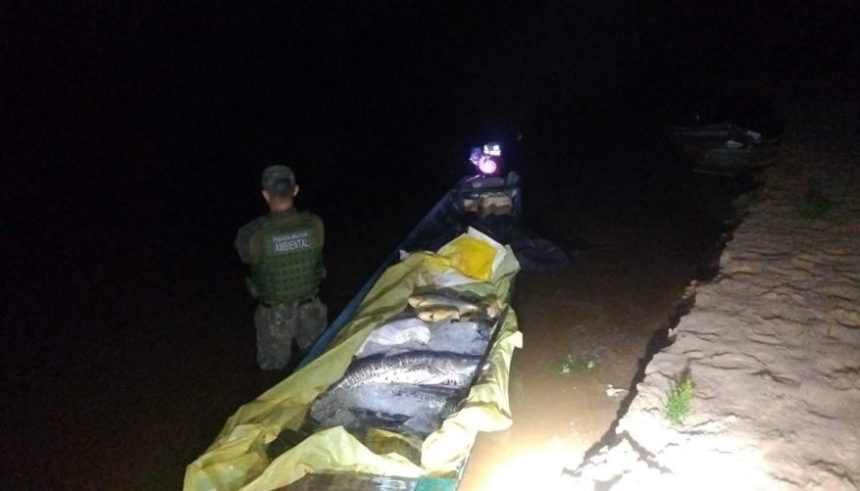 Pescado irregular no Rio Vermelho: Batalhão Ambiental apreende 182 kg em Rondonópolis