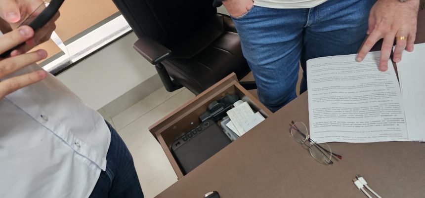 PM apreende 51 munições 9mm e coldre em empresa no Vila Rica em Rondonópolis nesta segunda 09/12.