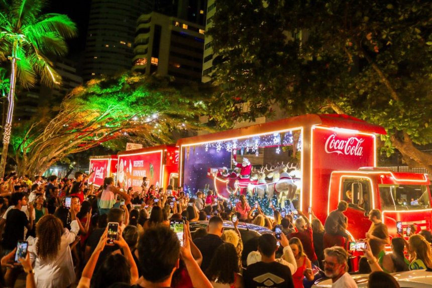 Brilhos de Natal Rondon Plaza traz Papai Noel, Caravana da Coca-Cola e atrações culturais gratuitas neste fim de semana.