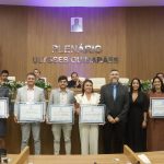 Sessão Solene Rondonópolis homenageia mais de 100 personalidades com títulos e medalhas por contribuições ao município.