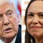 maria-corina-machado-entrega-medalha-do-nobel-da-paz-a-donald-trump