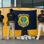 A PRF realizou a apreensão de drogas em Barra do Garças nesta quarta (14). Uma mulher foi presa com 19 kg de entorpecentes em ônibus interestadual.