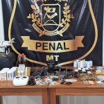 Operação Escudo Penal em Rondonópolis consegue apreender 16 celulares e drones que seriam levados para a Penitenciária da Mata Grande.