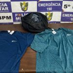 Um homem foi detido pela Polícia Militar após cometer furto em um comércio no Centro de Rondonópolis.