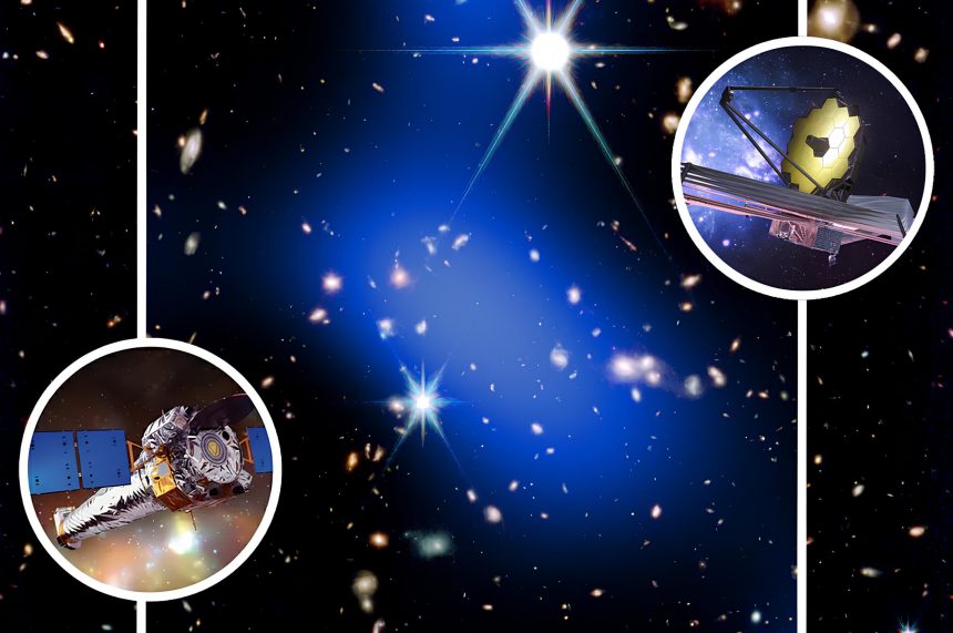 telescopios-da-nasa-descobrem-aglomerado-de-galaxias-mais-antigo-ja-detectado