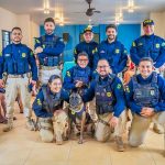 A PRF realizou uma ação social com idosos no Lar Paul Percy Harris, em Rondonópolis, com brindes e cães farejadores para os 84 residentes.