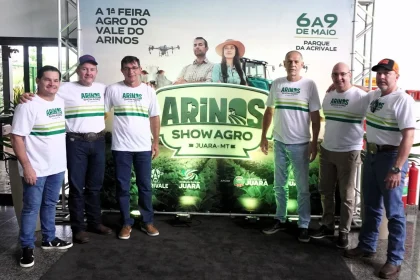 A Arinos Show Agro foi lançada oficialmente em Cuiabá para destacar o potencial produtivo e tecnológico do Vale do Arinos, em Mato Grosso.