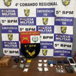 PM prende dupla por tráfico ilícito de drogas e captura foragido no Jardim Nova Era durante operação em Rondonópolis.