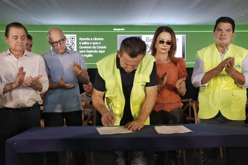 Governo de MT assina ordem de serviço para o complexo viário da BR-163/364 em Rondonópolis. Investimento supera R$ 330 milhões em obras.