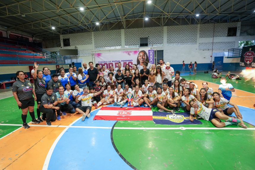 União vence Vila Operária e conquista o 1º Torneio de Futsal Feminino “Por Elas” no Ginásio Marechal Rondon.