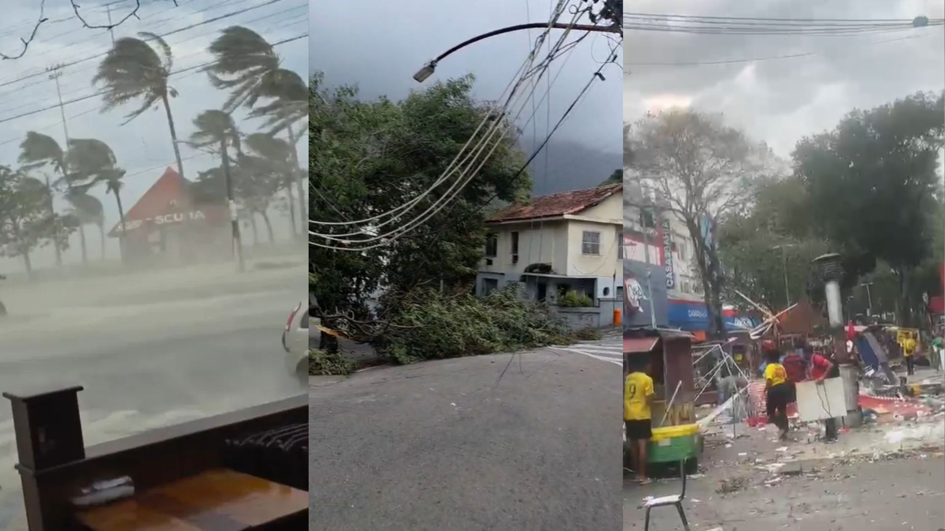 Tempestade de ventos causa cinco mortes em São Paulo e Rio de Janeiro