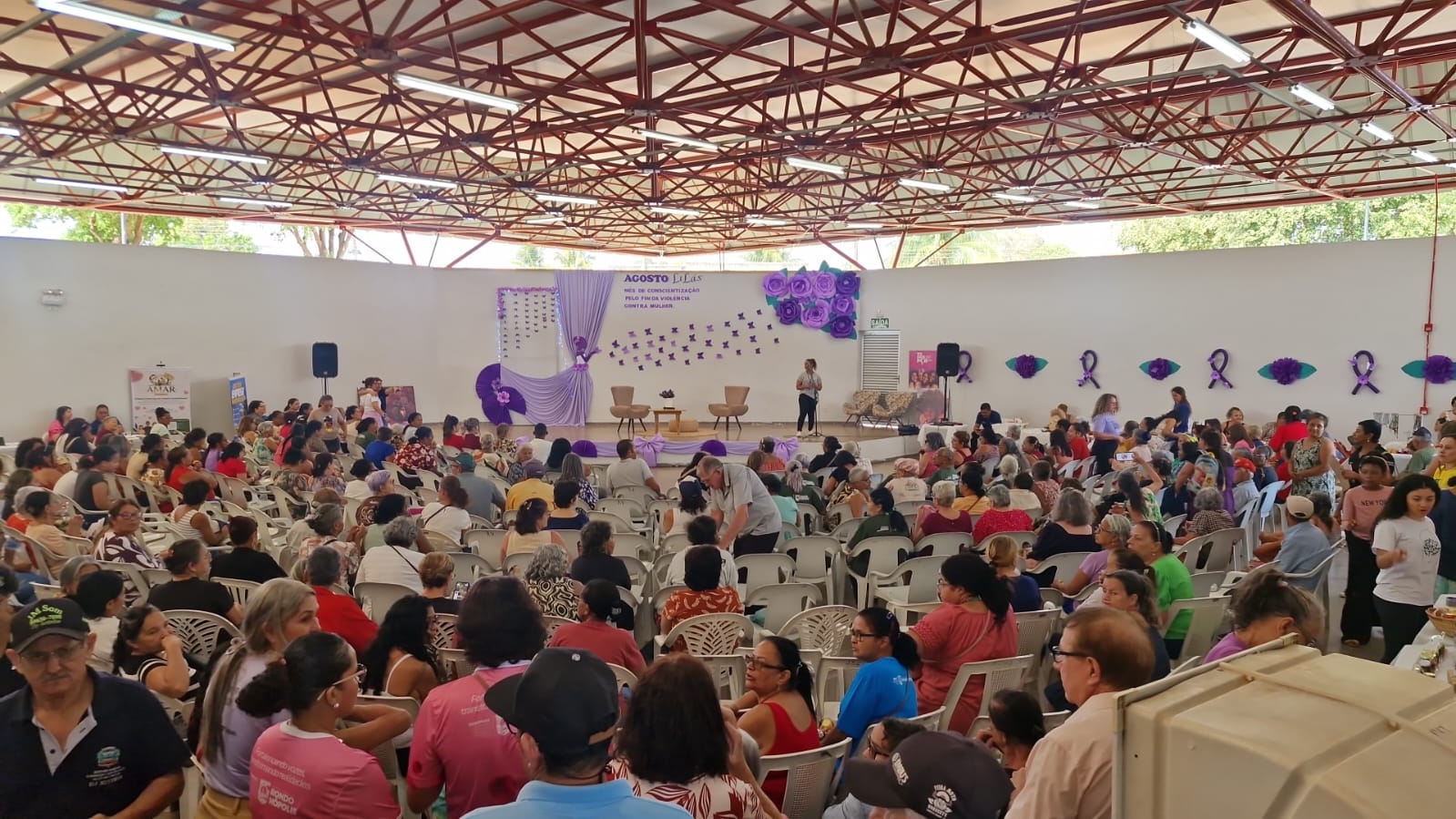 Prefeitura reúne mais de 500 mulheres em evento de proteção durante Agosto Lilás