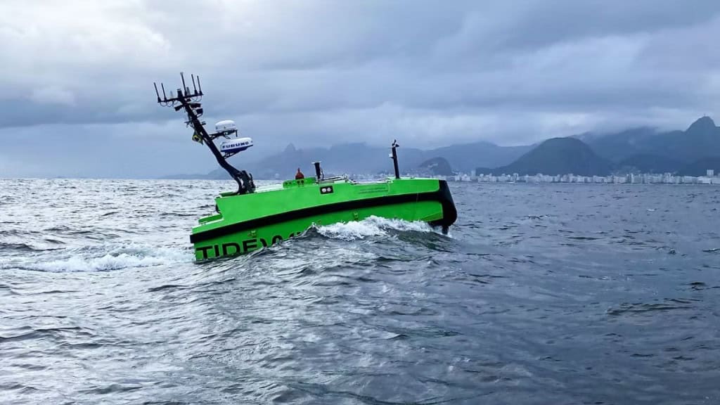IA comanda embarcações autônomas a 300 quilômetros de distância