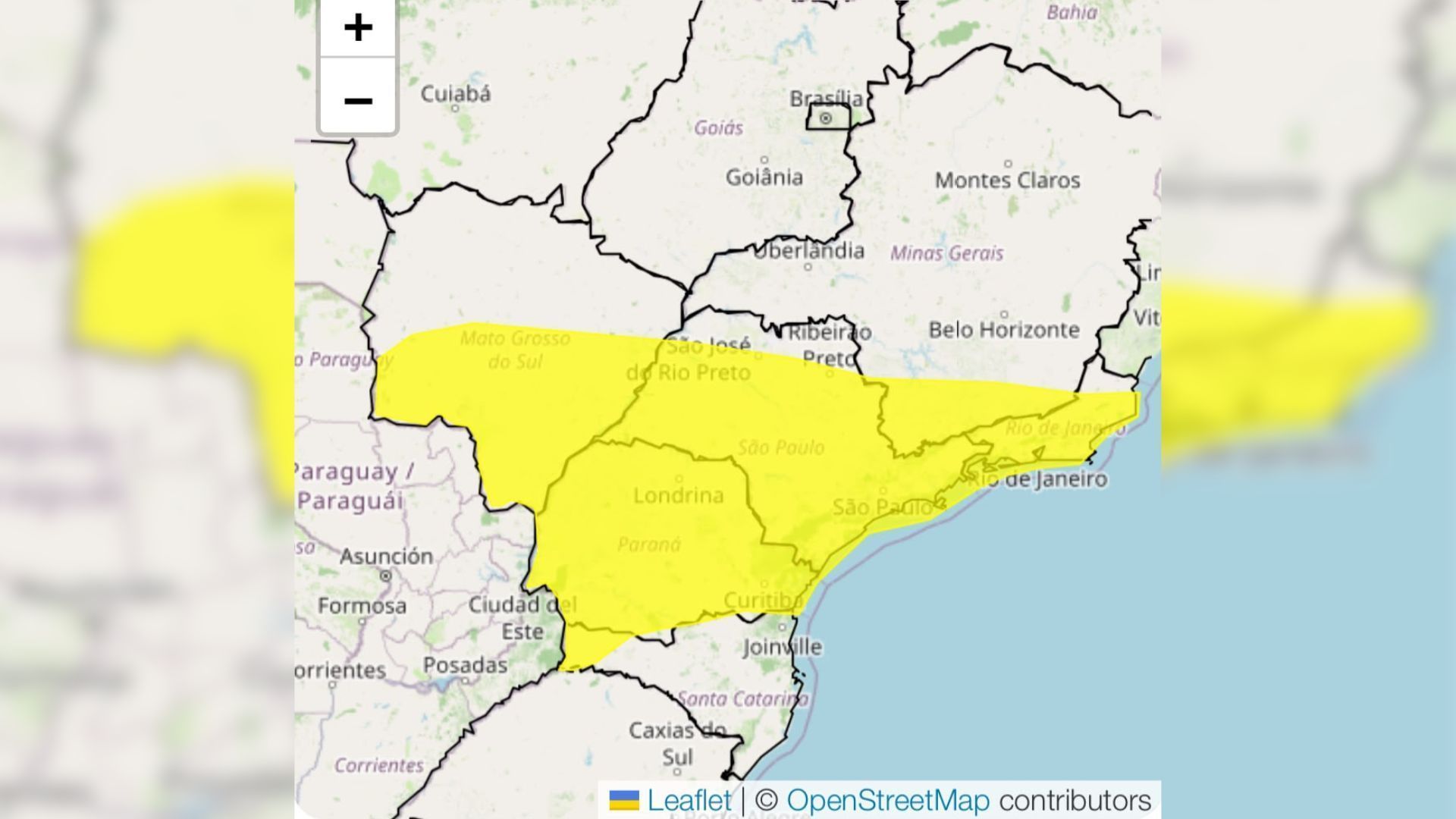Inmet emite alerta amarelo para tempestades em sete estados