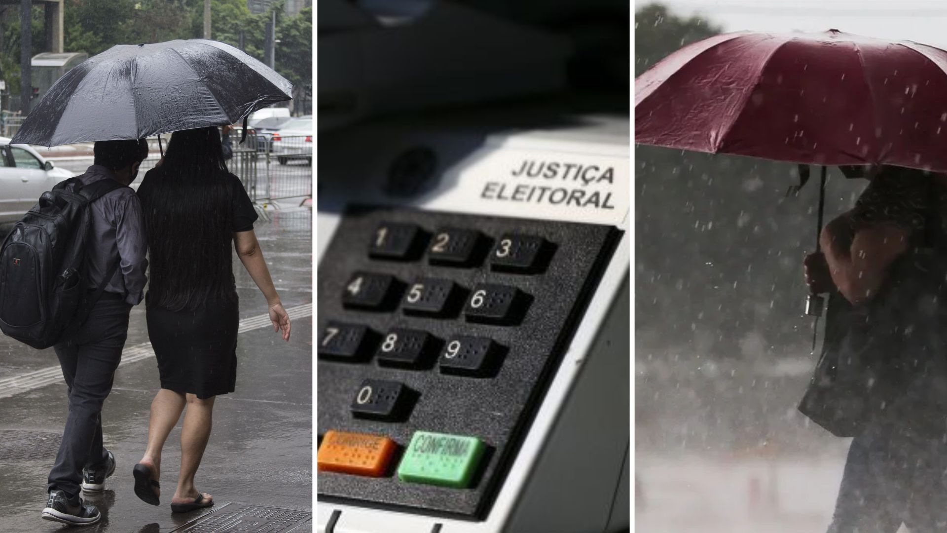 Ciclone e calor marcam fim de semana do segundo turno