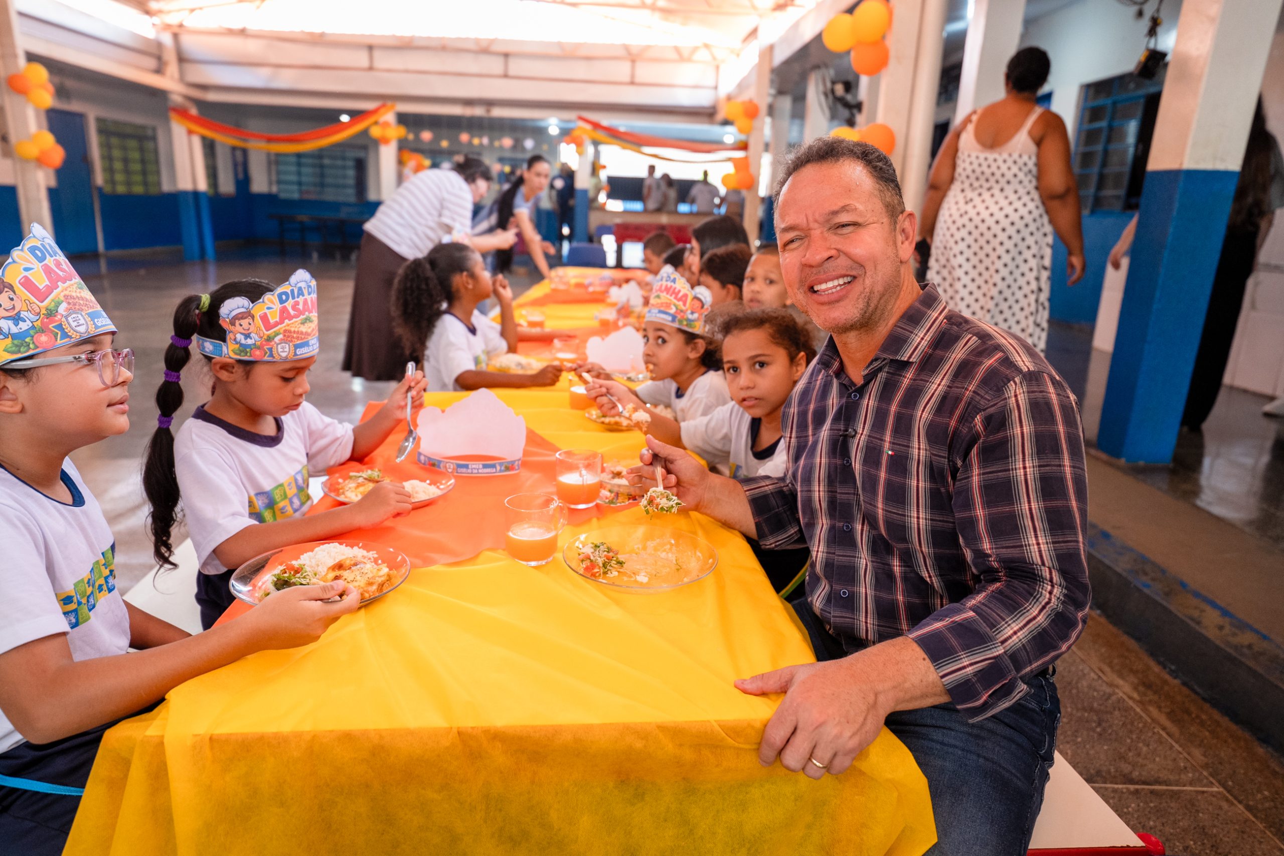 Dia da Lasanha transforma merenda em momento de alegria nas escolas municipais